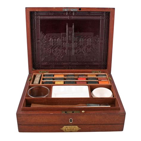 antique artist boxes